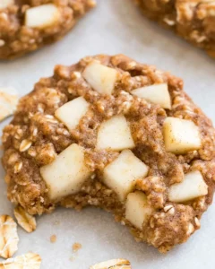 Apple Pie Oatmeal Breakfast Cookies