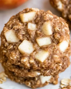 Apple Pie Oatmeal Breakfast Cookies