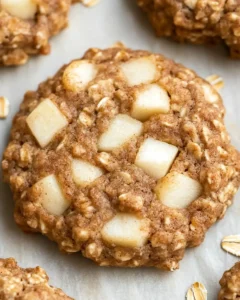 Apple Pie Oatmeal Breakfast Cookies
