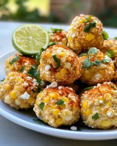 Mexican Street Corn Protein Bites