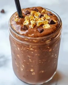 Brownie Batter Overnight Oats
