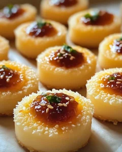 Cheesy Thumbprint Appetizers with Hot Pepper Jelly