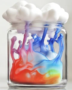 Shaving Cream Rain Clouds