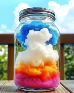 Make a Rain Cloud in a Jar