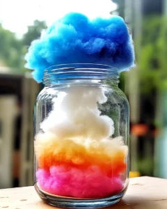 Make a Rain Cloud in a Jar