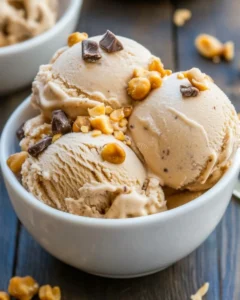 Creamy Peanut Butter Cottage Cheese Ice Cream