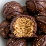 Chocolate Peanut Butter Oatmeal Protein Balls