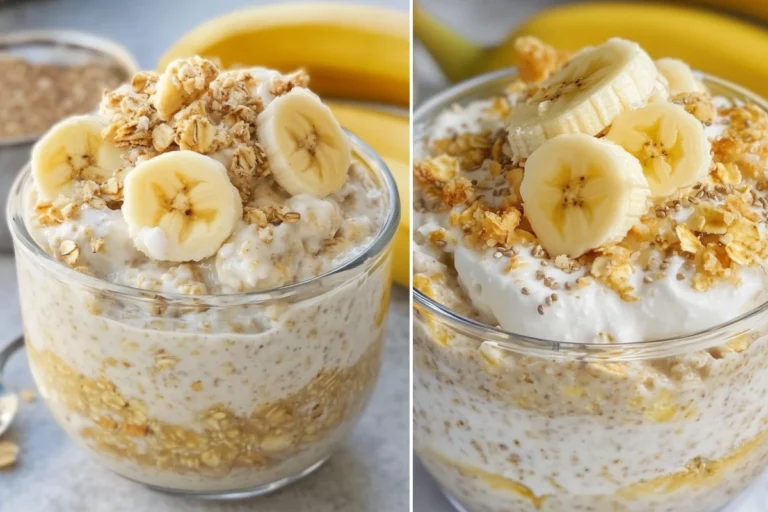 Banana Cream Pie Overnight Oats