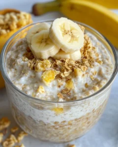 Banana Cream Pie Overnight Oats