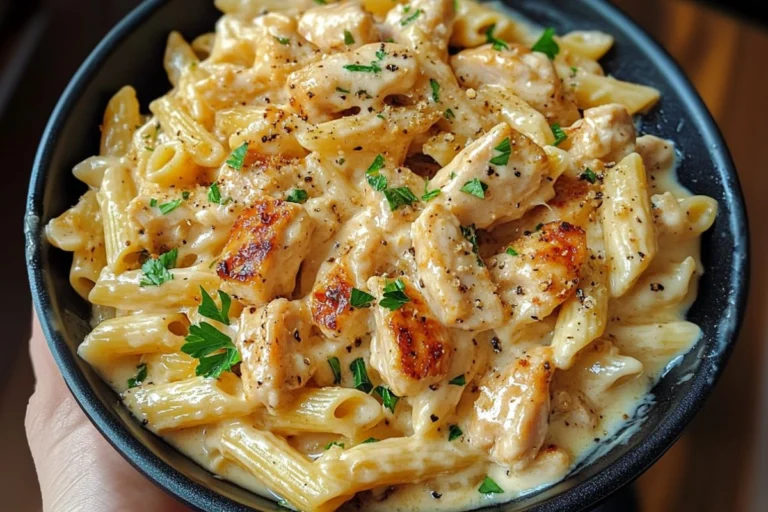 Creamy Smoky White Cheddar Honey Butter Chicken Pasta Skillet Recipe