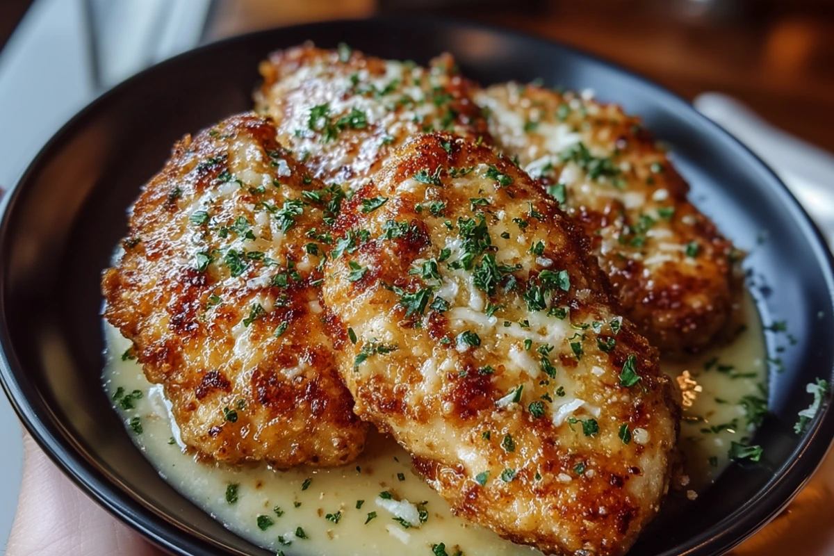 Copycat Longhorn Steakhouse Parmesan Crusted Chicken Recipe | Easy & Delicious