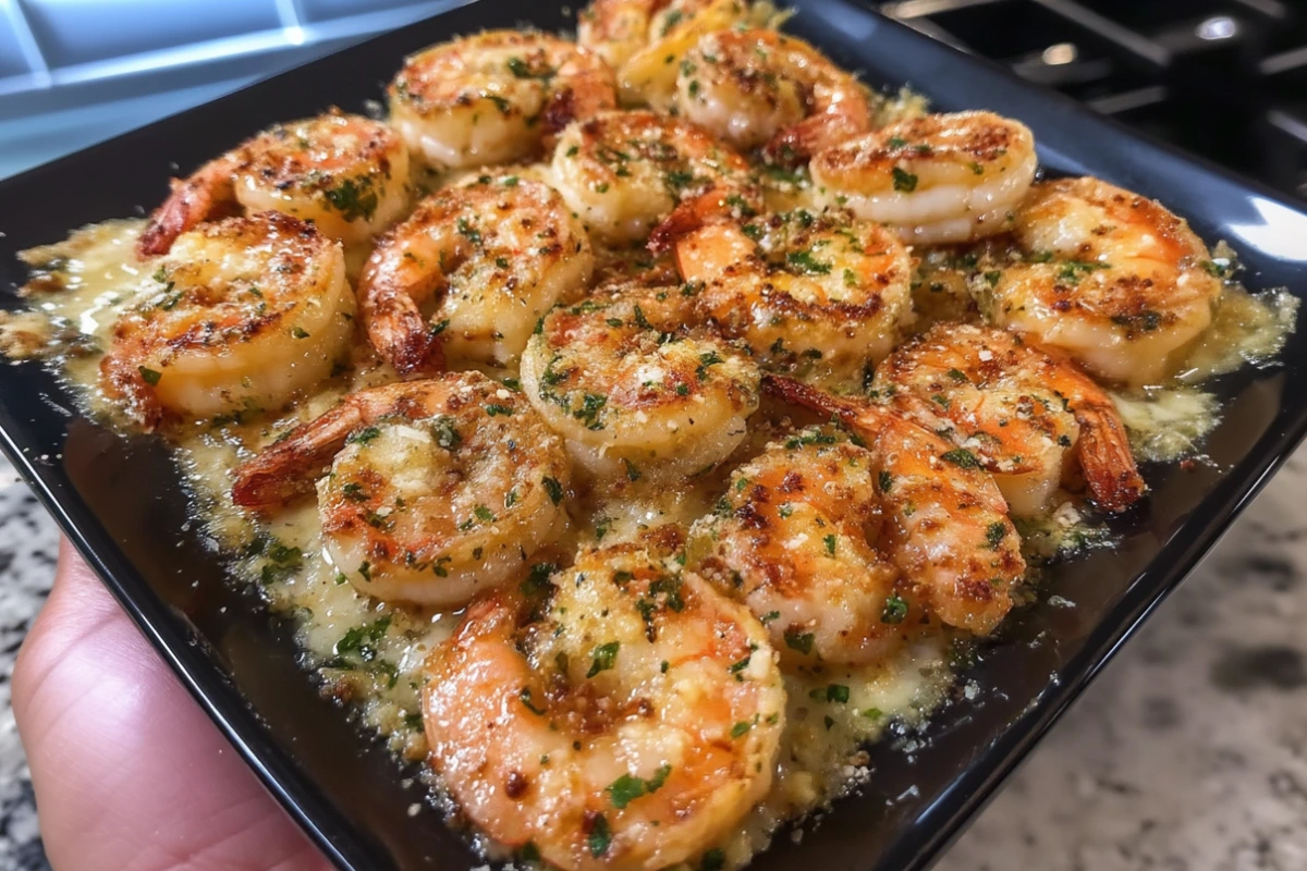 Garlic Parmesan Baked Shrimp – Easy Oven-Baked Garlic Butter Shrimp Recipe 