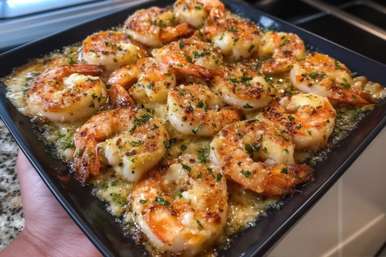 Garlic Parmesan Baked Shrimp – Easy Oven-Baked Garlic Butter Shrimp Recipe