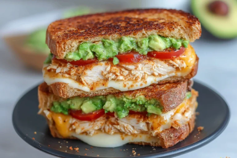 Chicken Avocado Melt Sandwich – Easy, Melty, Flavor-Packed Lunch Idea