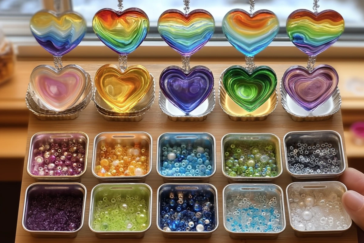 Melted Bead Suncatchers
