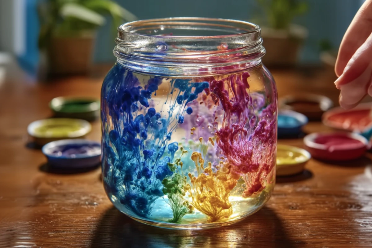 Fireworks in a Jar: A Colorful and Explosive Science Experiment for Kids