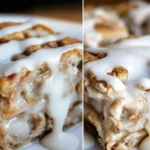 High-Protein Cinnamon Roll Baked Oatmeal
