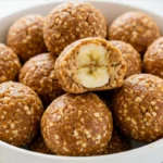 No-Bake Cottage Cheese Banana Peanut Butter Bites