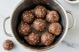 No-Bake Cottage Cheese Chocolate Protein Bites