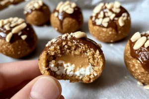 No-Bake Cottage Cheese Peanut Butter Bites