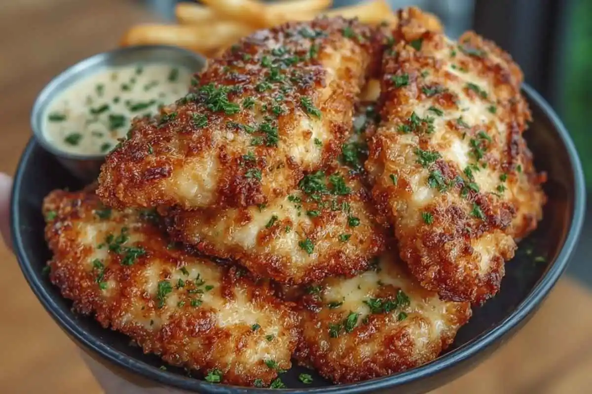 Crispy Ranch Parmesan Chicken Tenders