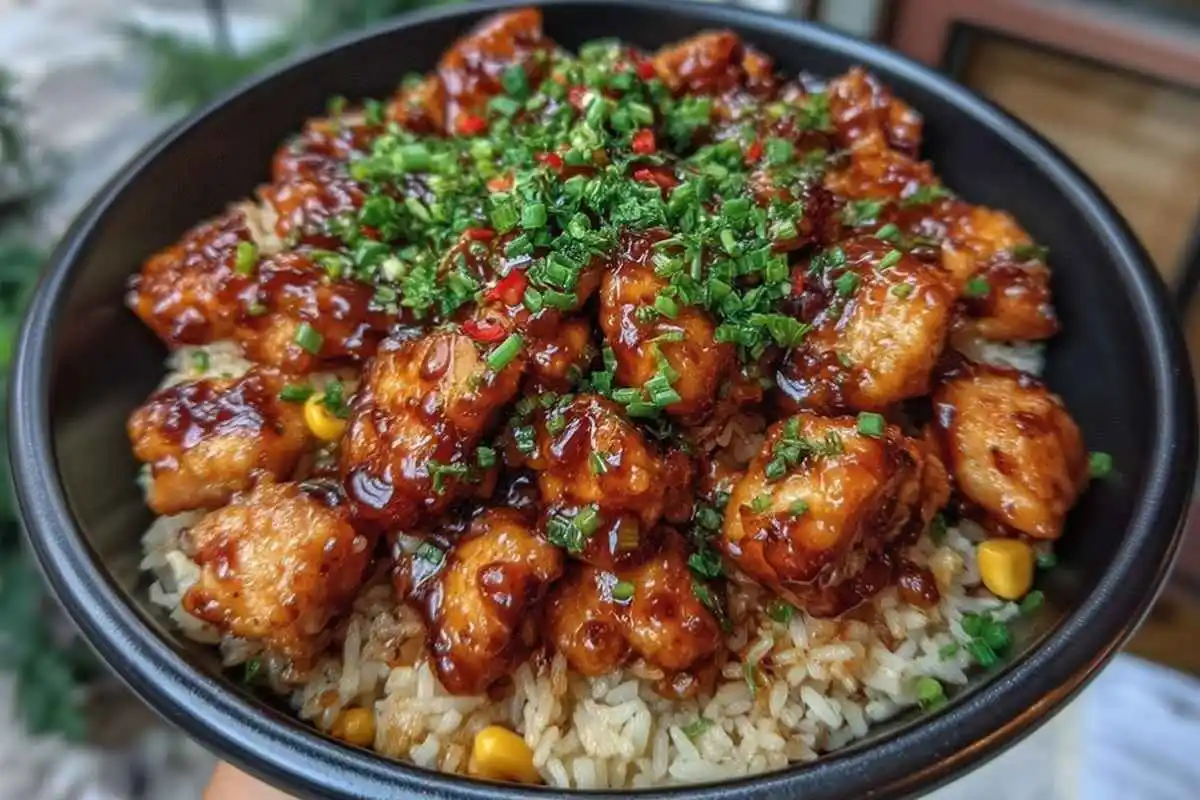 One-Pan Honey BBQ Chicken Rice