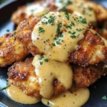 Pretzel-Crusted Chicken with Mustard-Cheddar Sauce