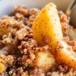 Healthy Breakfast Apple Crumble