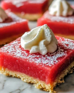 Rhubarb Bars Recipe