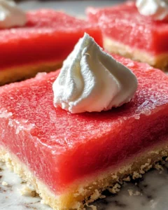 Rhubarb Bars Recipe