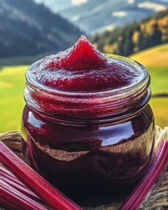 Homemade Rhubarb Butter Recipe