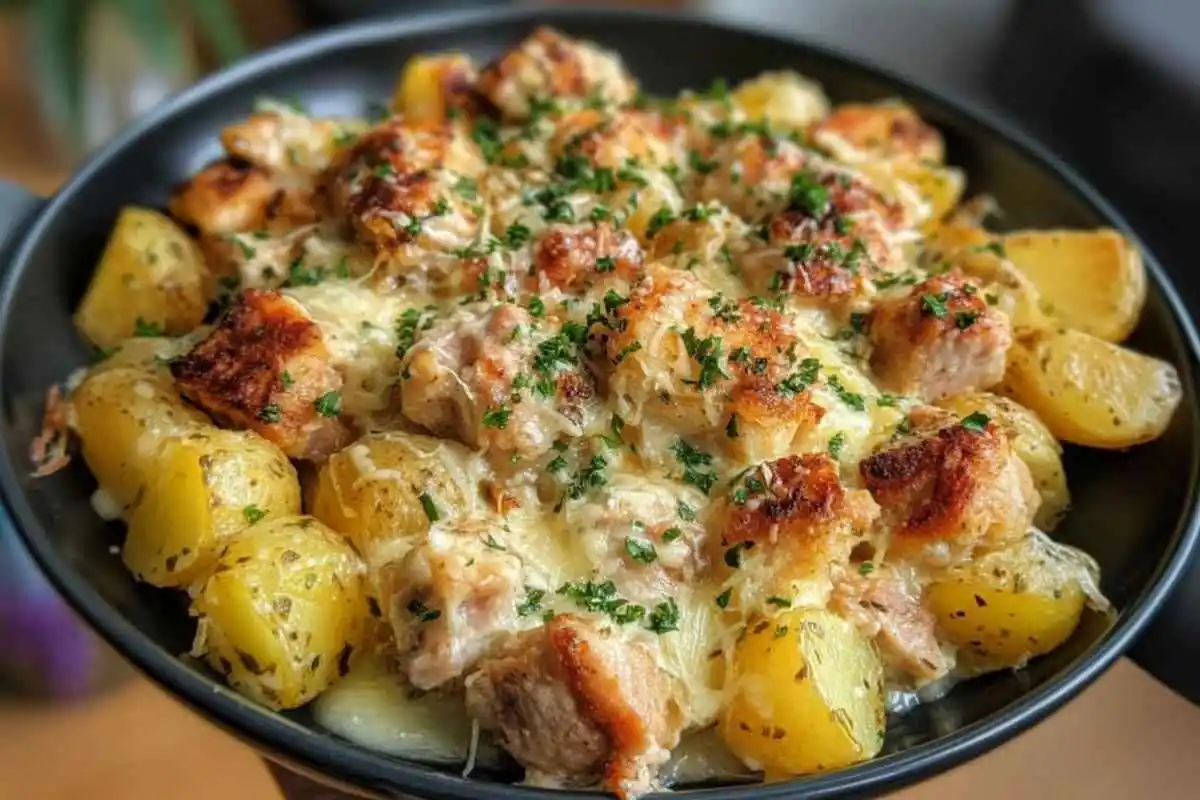 Garlic Parmesan Chicken and Potatoes